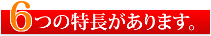 6つの特長があります。